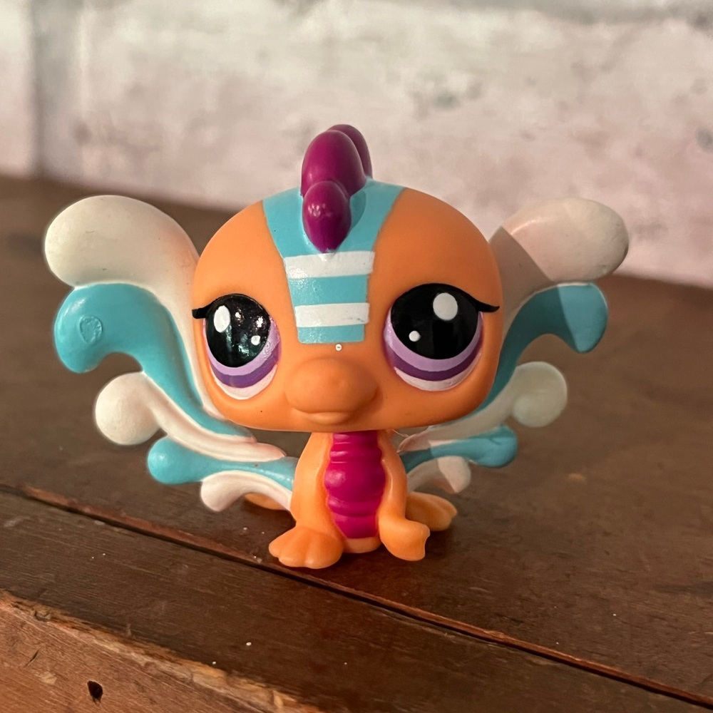 Littlest Pet Shop LPS Fairy Masquerade Orange Majestic‎ #2834